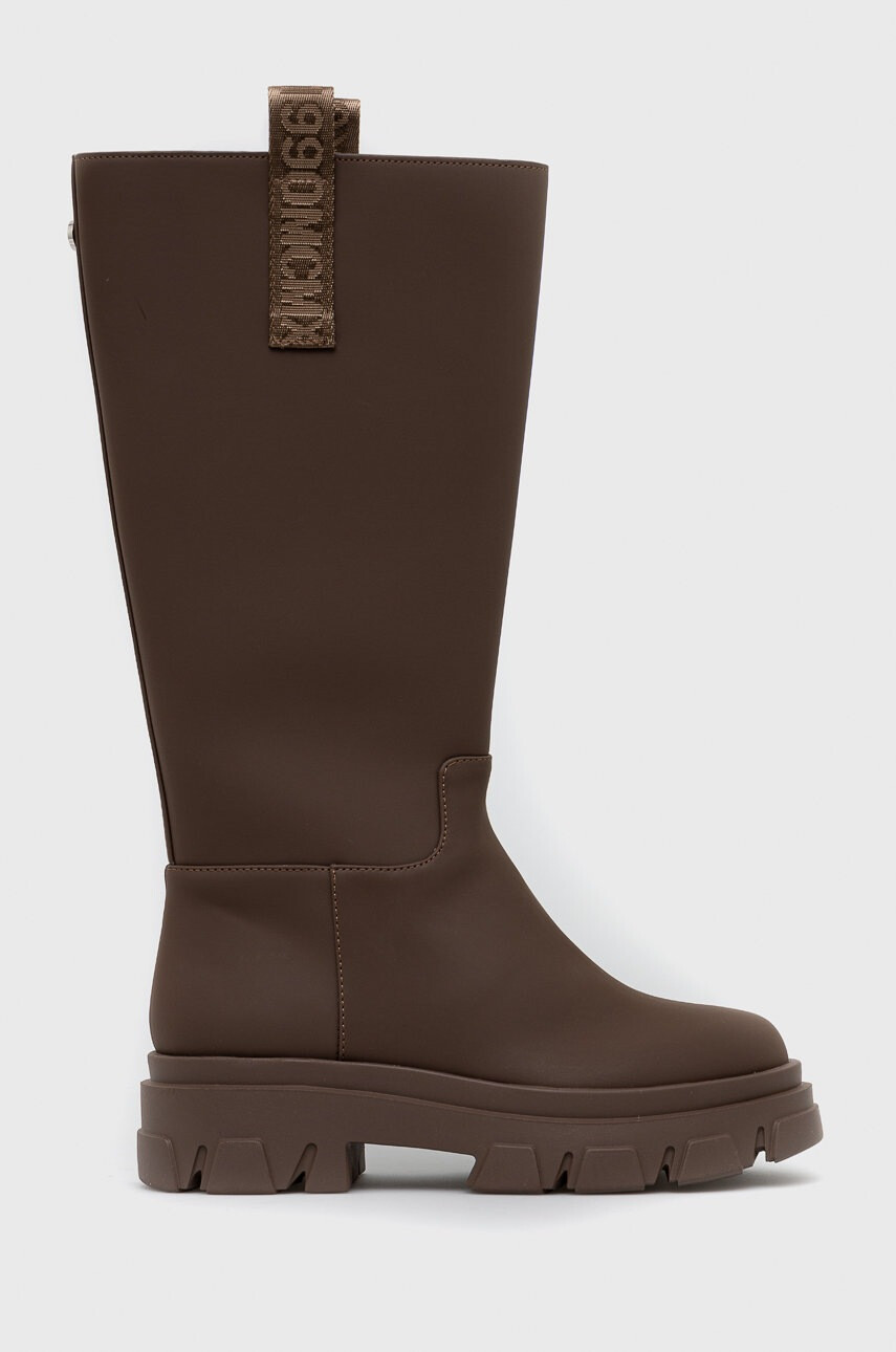 Steve Madden Ботуши Lodge в кафяво с платформа - Pepit.bg