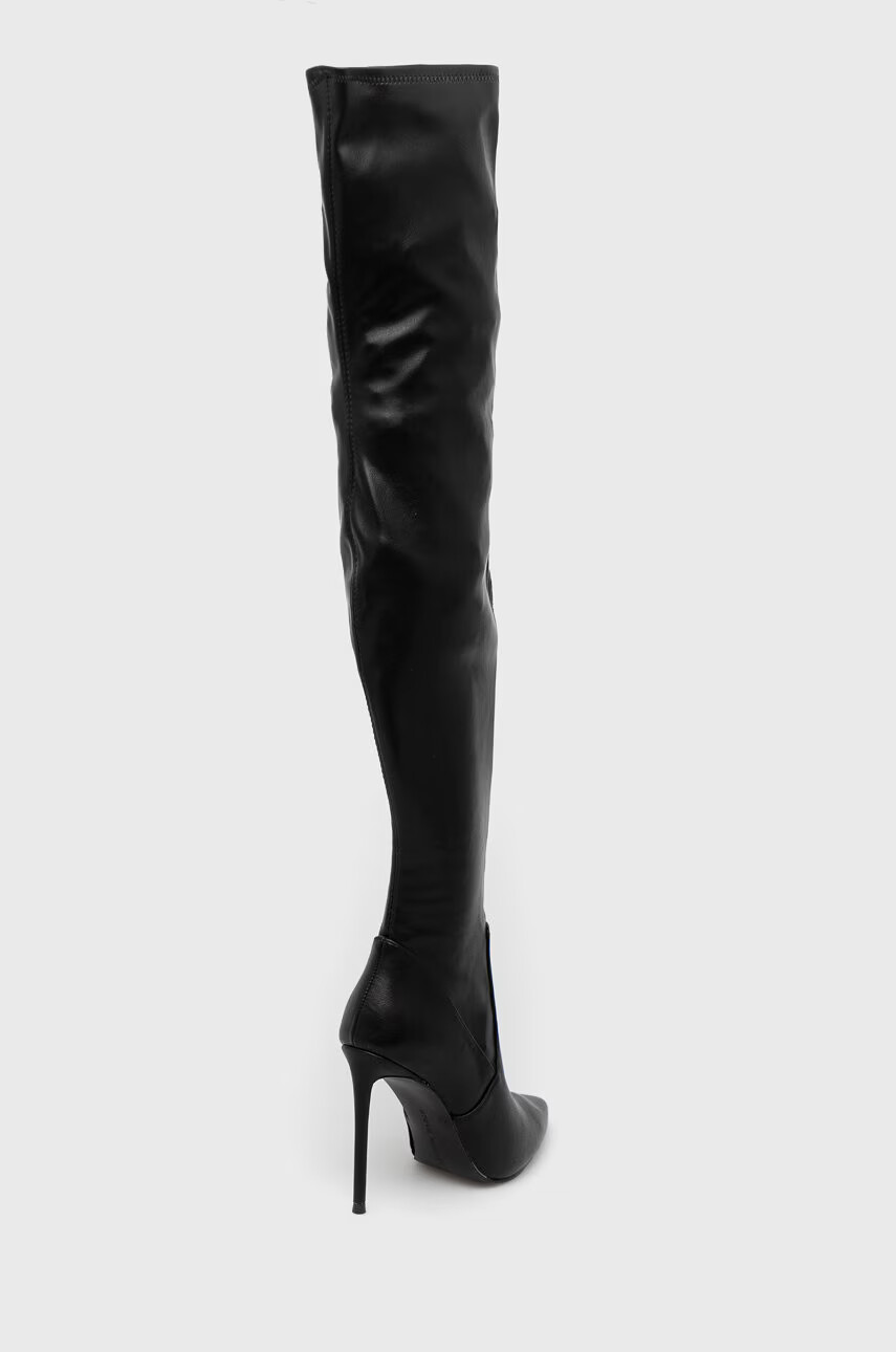 Steve Madden Ботуши Vava в черно с ток стилето - Pepit.bg