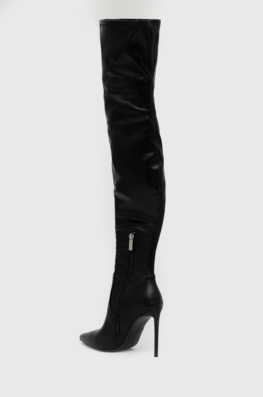 Steve Madden Ботуши Vava в черно с ток стилето - Pepit.bg