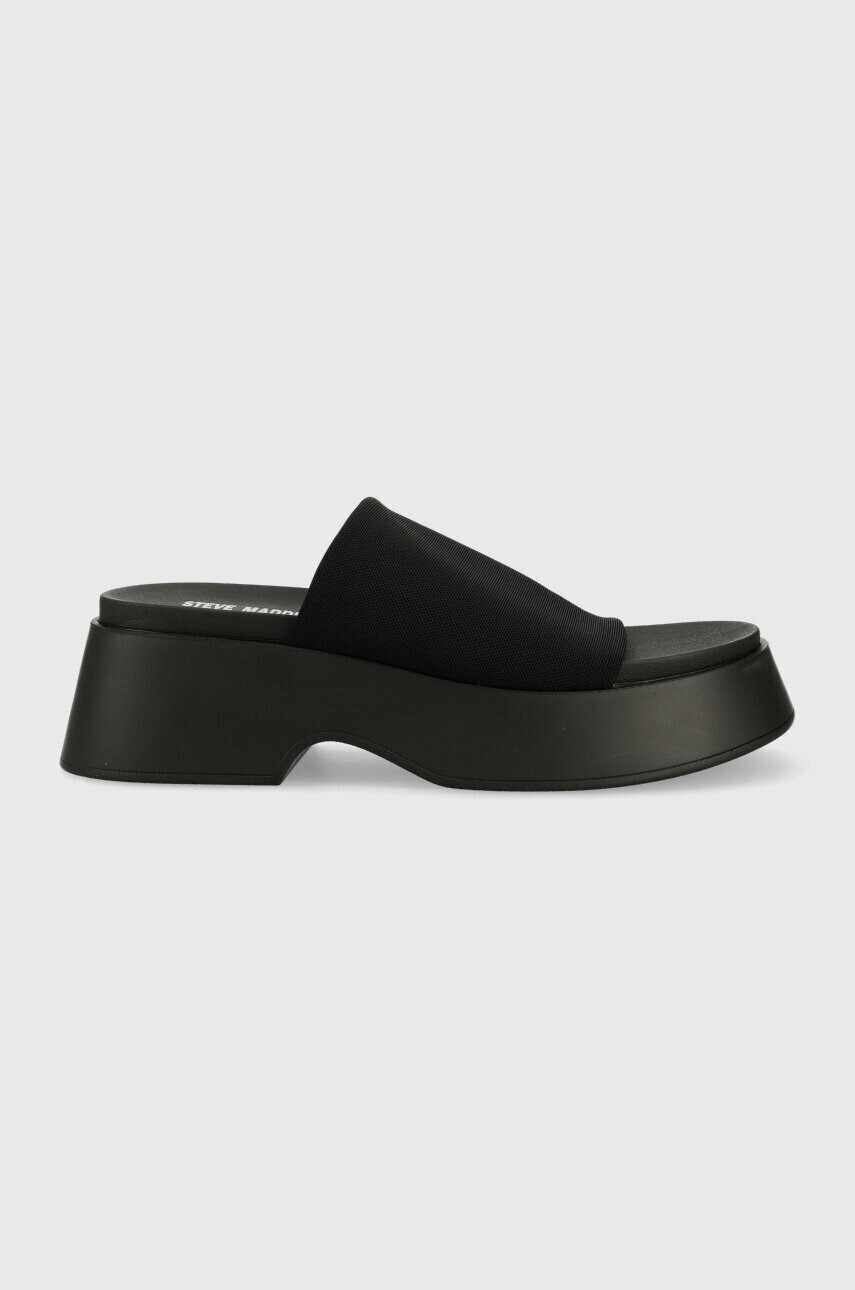 Steve Madden Чехли Throw back в черно с платформа SM11002450 - Pepit.bg