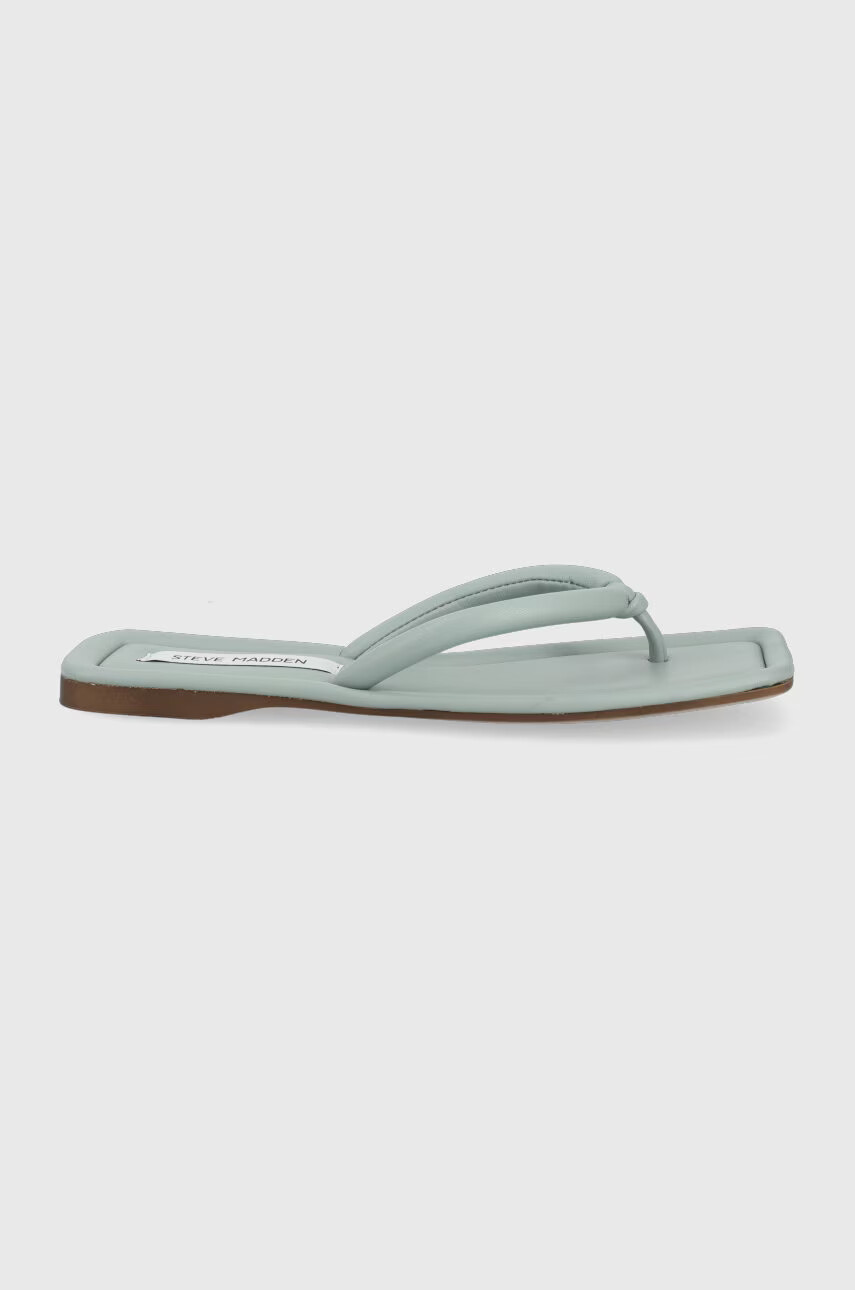Steve Madden Джапанки Zahra дамски в тюркоазено с равна подметка - Pepit.bg