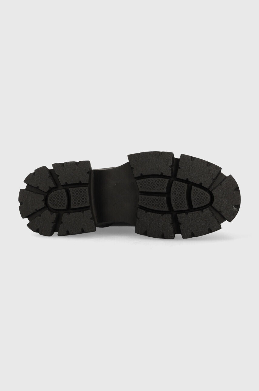 Steve Madden Кожени боти челси Cave в черно с платформа - Pepit.bg