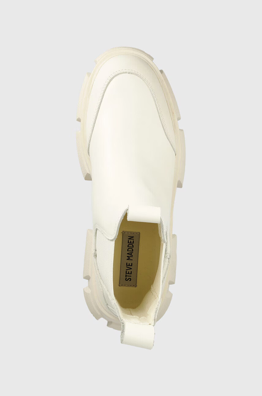 Steve Madden Кожени боти челси Cave в бежово с платформа - Pepit.bg