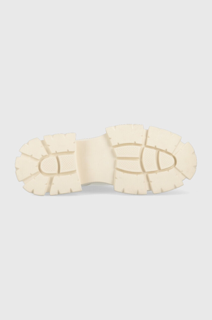 Steve Madden Кожени боти челси Cave в бежово с платформа - Pepit.bg