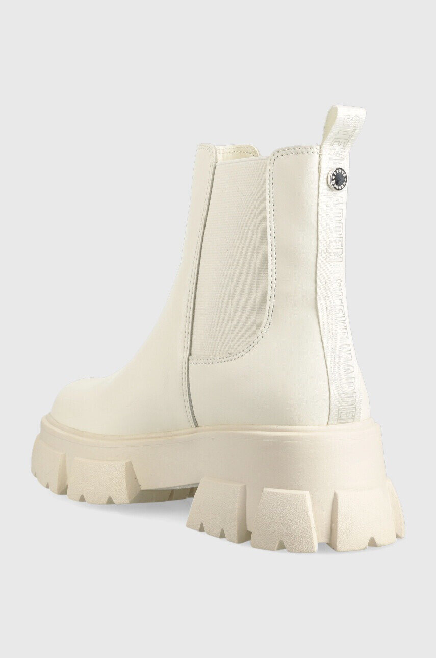 Steve Madden Кожени боти челси Tunnel в бежово с платформа - Pepit.bg