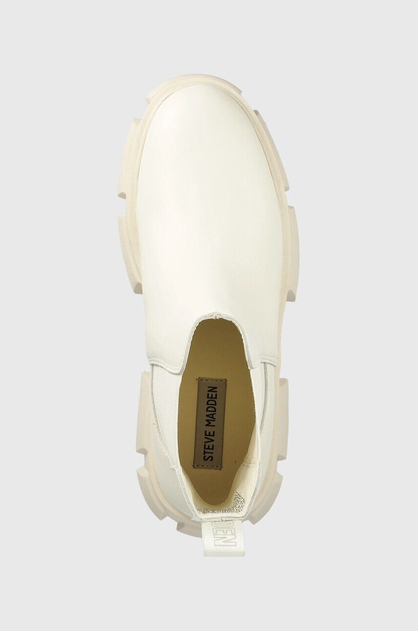 Steve Madden Кожени боти челси Tunnel в бежово с платформа - Pepit.bg