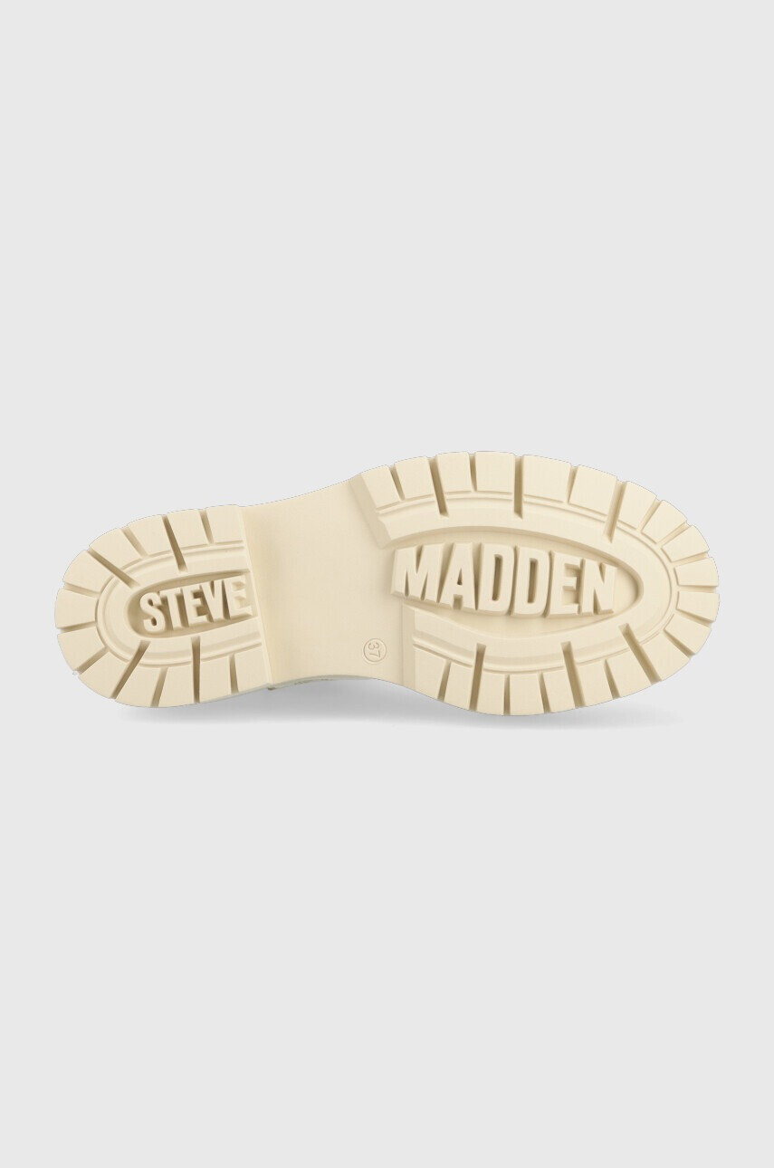 Steve Madden Кожени боти челси Veerly в бежово с платформа - Pepit.bg