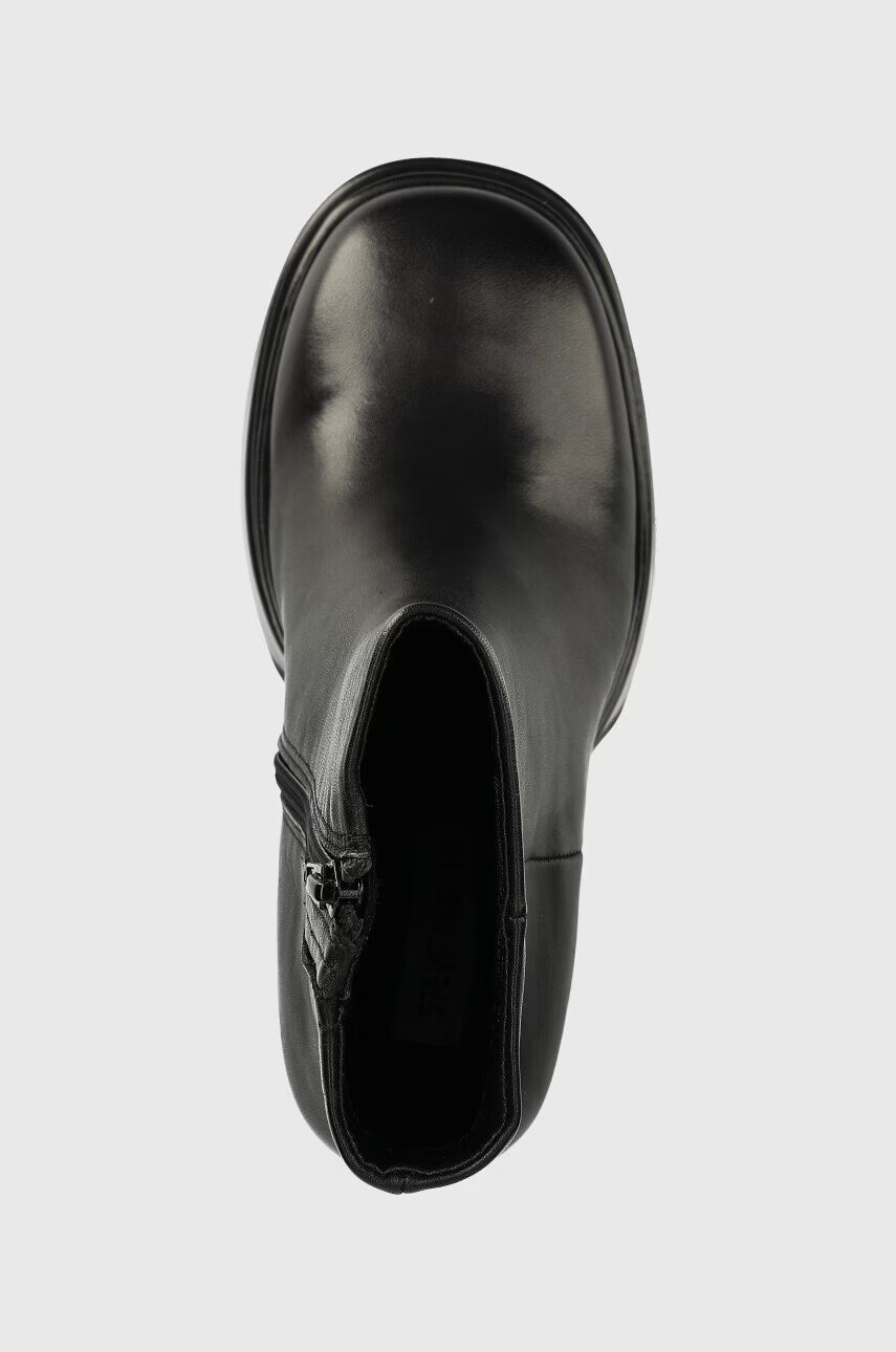 Steve Madden Кожени боти Cobra в черно с висок ток - Pepit.bg