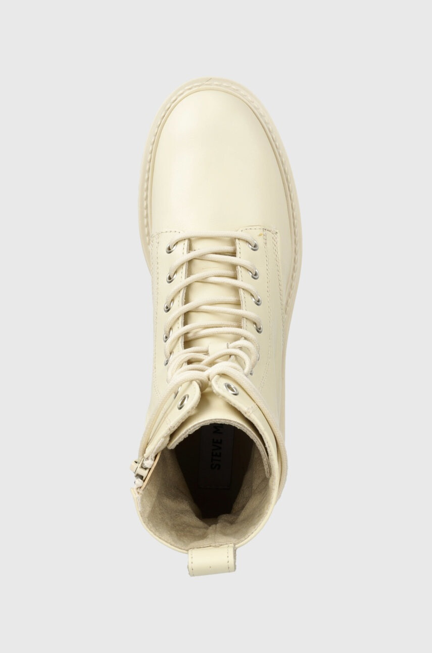 Steve Madden Кожени кубинки Tornado в бежово с платформа - Pepit.bg