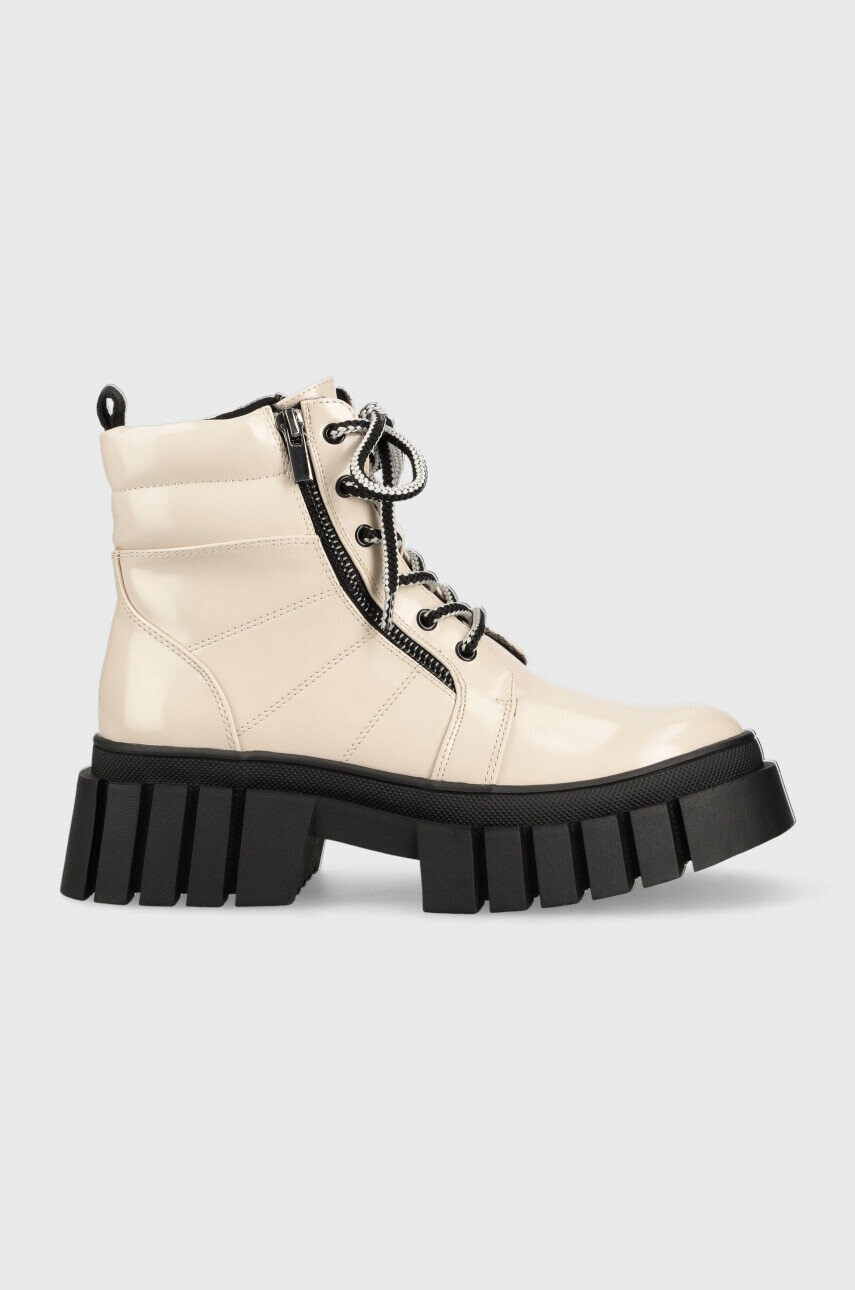 Steve Madden Кубинки Incredible в бежово с платформа с лека изолация - Pepit.bg