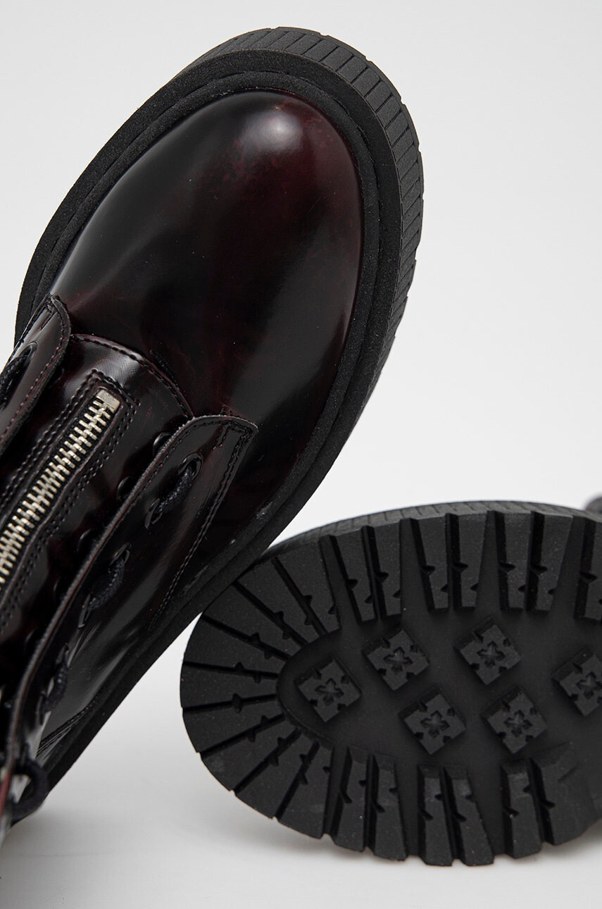 Steve Madden Кубинки дамски в кафяво с платформа - Pepit.bg