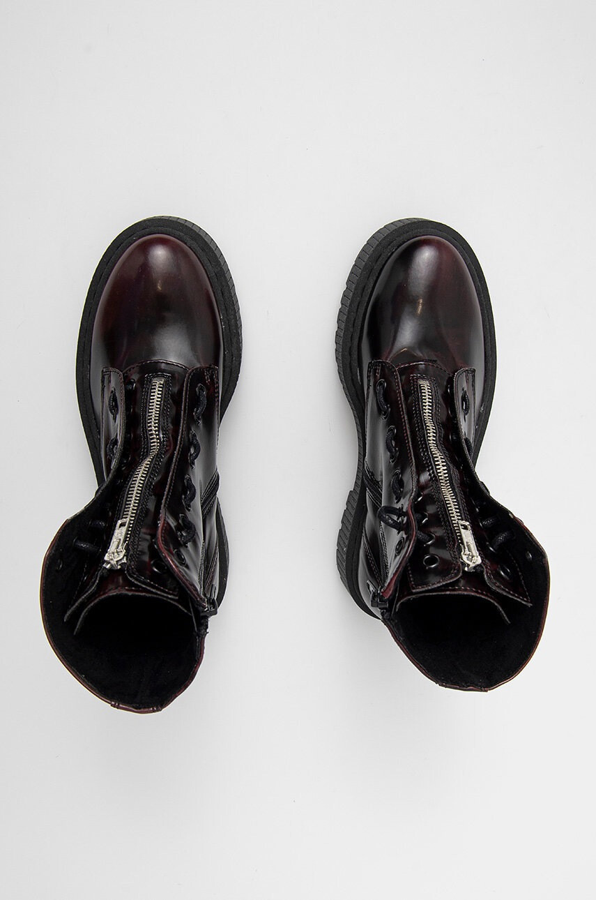 Steve Madden Кубинки дамски в кафяво с платформа - Pepit.bg