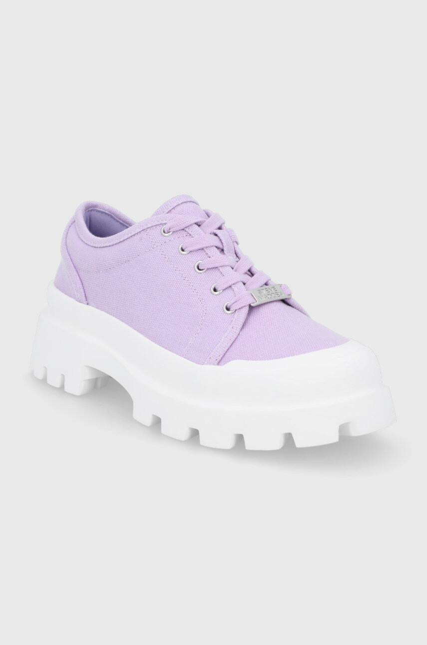 Steve Madden Ниски кецове Mt Fuji дамски в лилаво - Pepit.bg