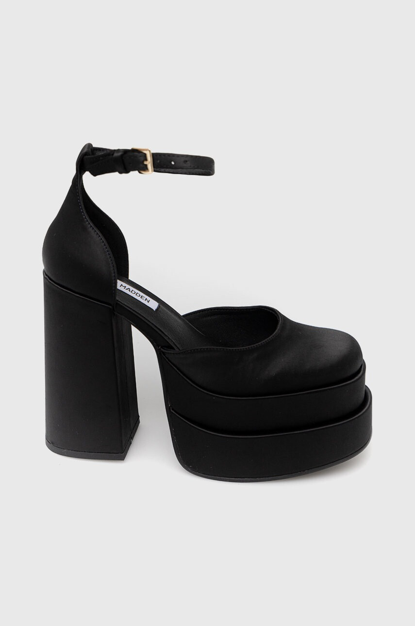Steve Madden Обувки с дебел ток Charlize в черно с висок ток - Pepit.bg