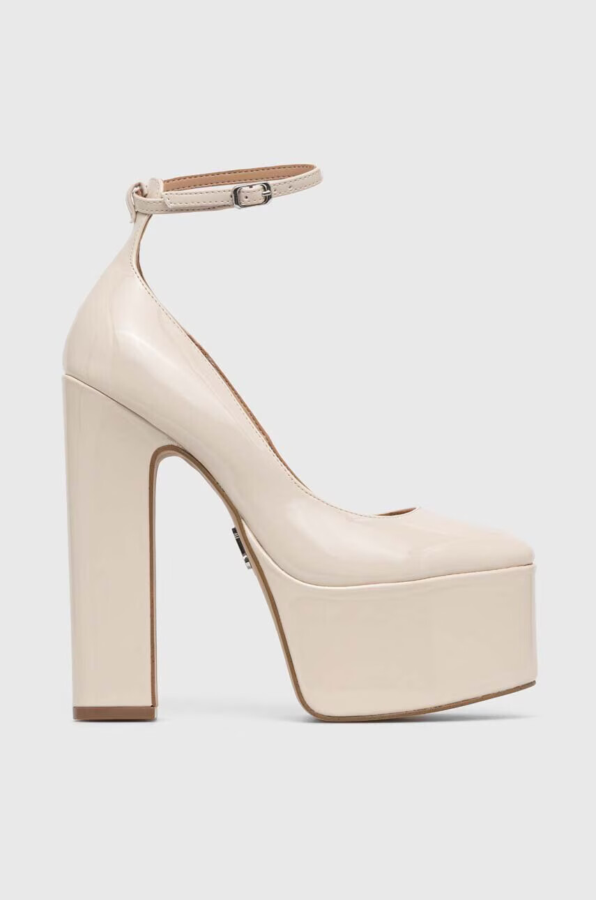 Steve Madden Обувки с дебел ток Skyrise в бежово с платформа SM11002238 - Pepit.bg