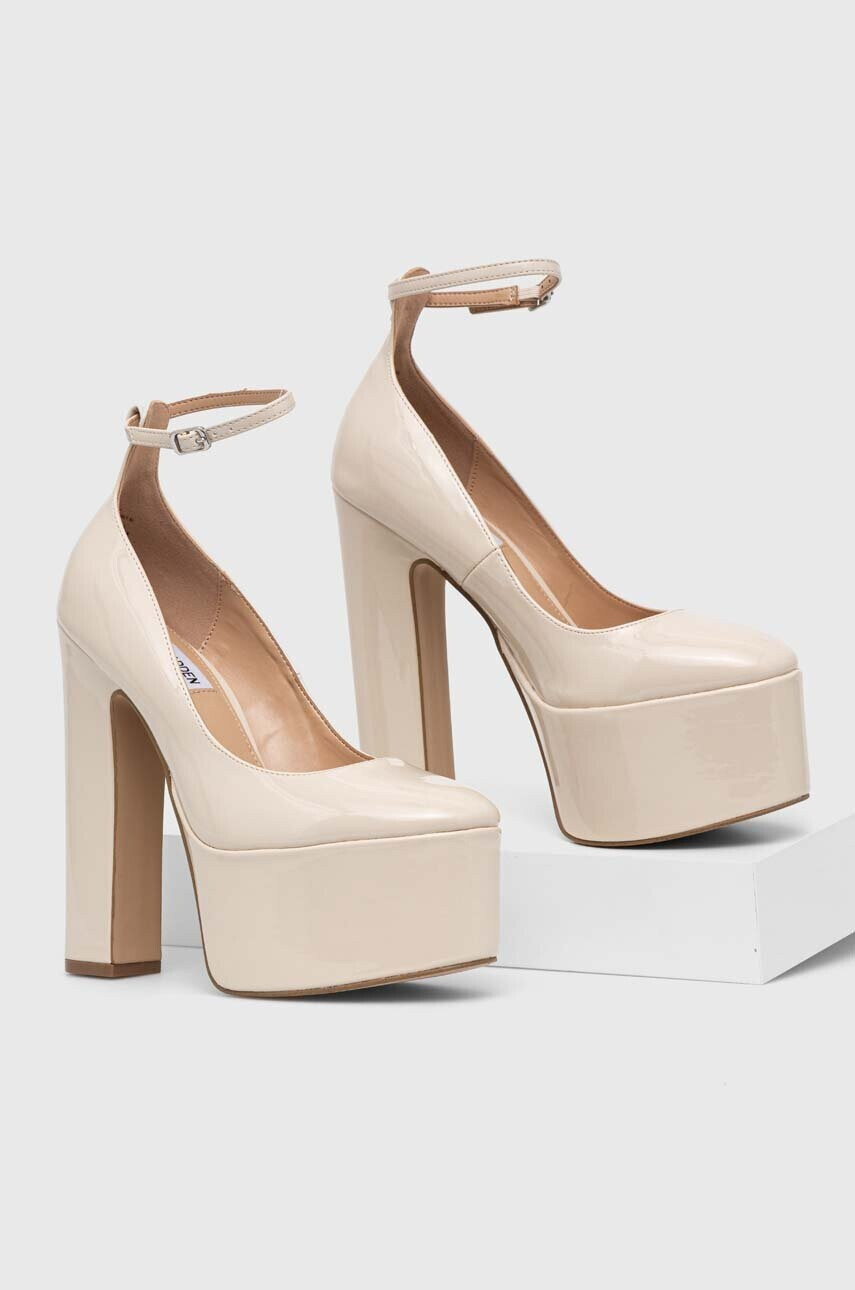 Steve Madden Обувки с дебел ток Skyrise в бежово с платформа SM11002238 - Pepit.bg