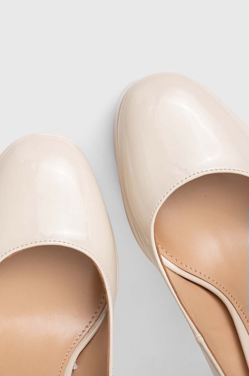 Steve Madden Обувки с дебел ток Skyrise в бежово с платформа SM11002238 - Pepit.bg