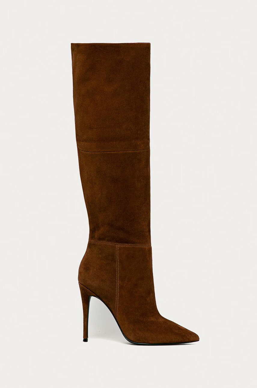 Steve Madden Велурени ботуши - Pepit.bg