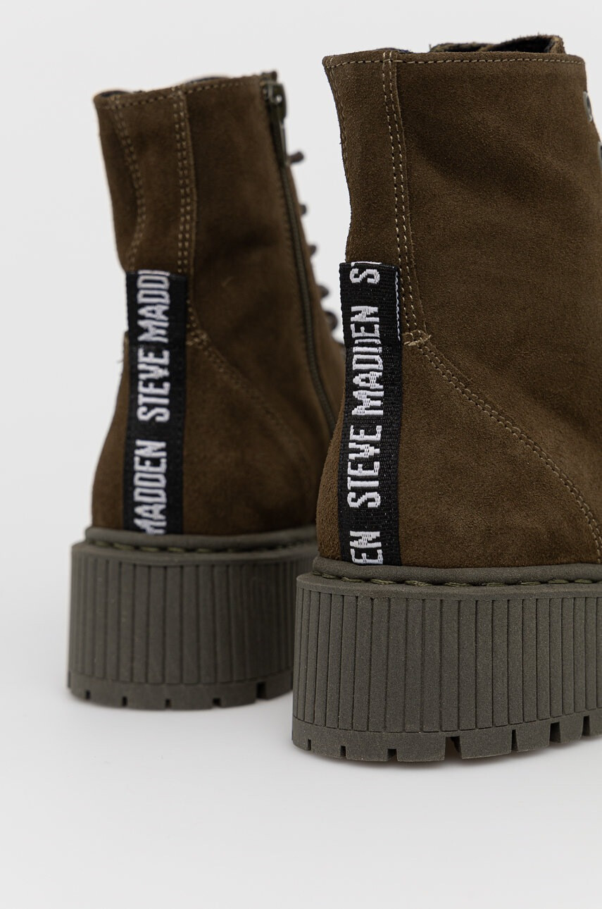 Steve Madden Велурени кубинки Skyhy Bootie - Pepit.bg