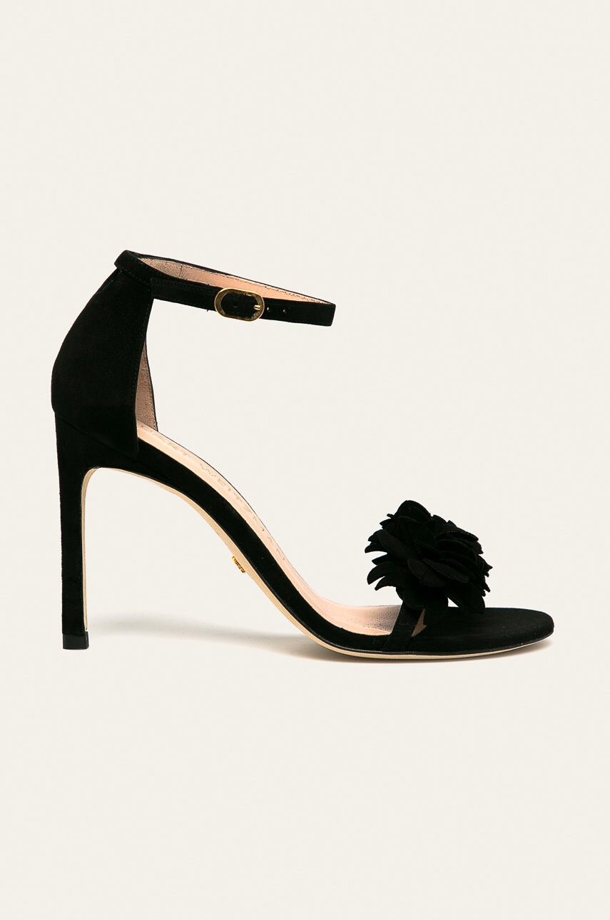 Stuart Weitzman Кожени сандали Nudistsong Flower - Pepit.bg