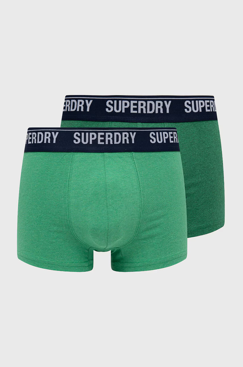 Superdry Боксерки мъжки в зелено - Pepit.bg