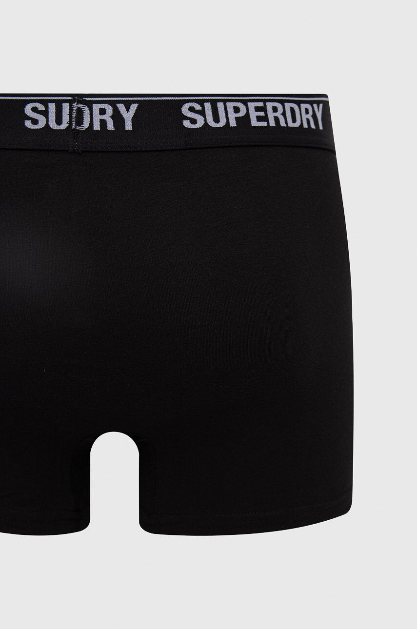 Superdry Боксерки (3 чифта) мъжки в черно - Pepit.bg