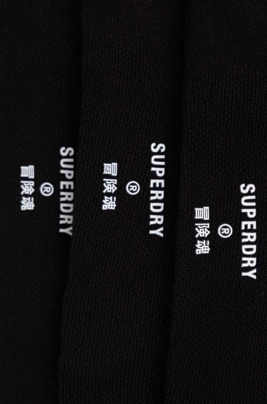 Superdry Чорапи (3 броя) в черно - Pepit.bg