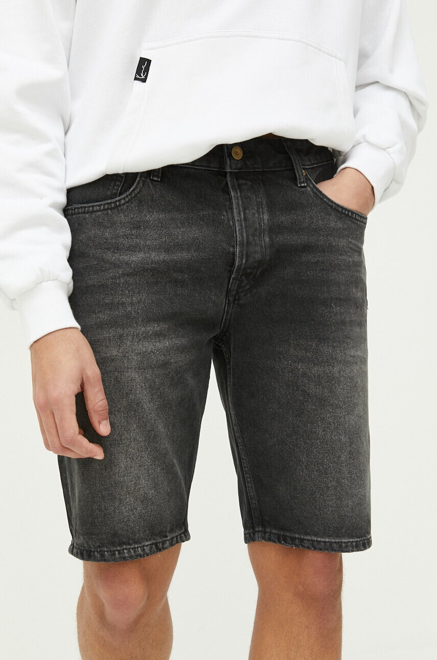 Superdry Дънкови къси панталони в сиво - Pepit.bg