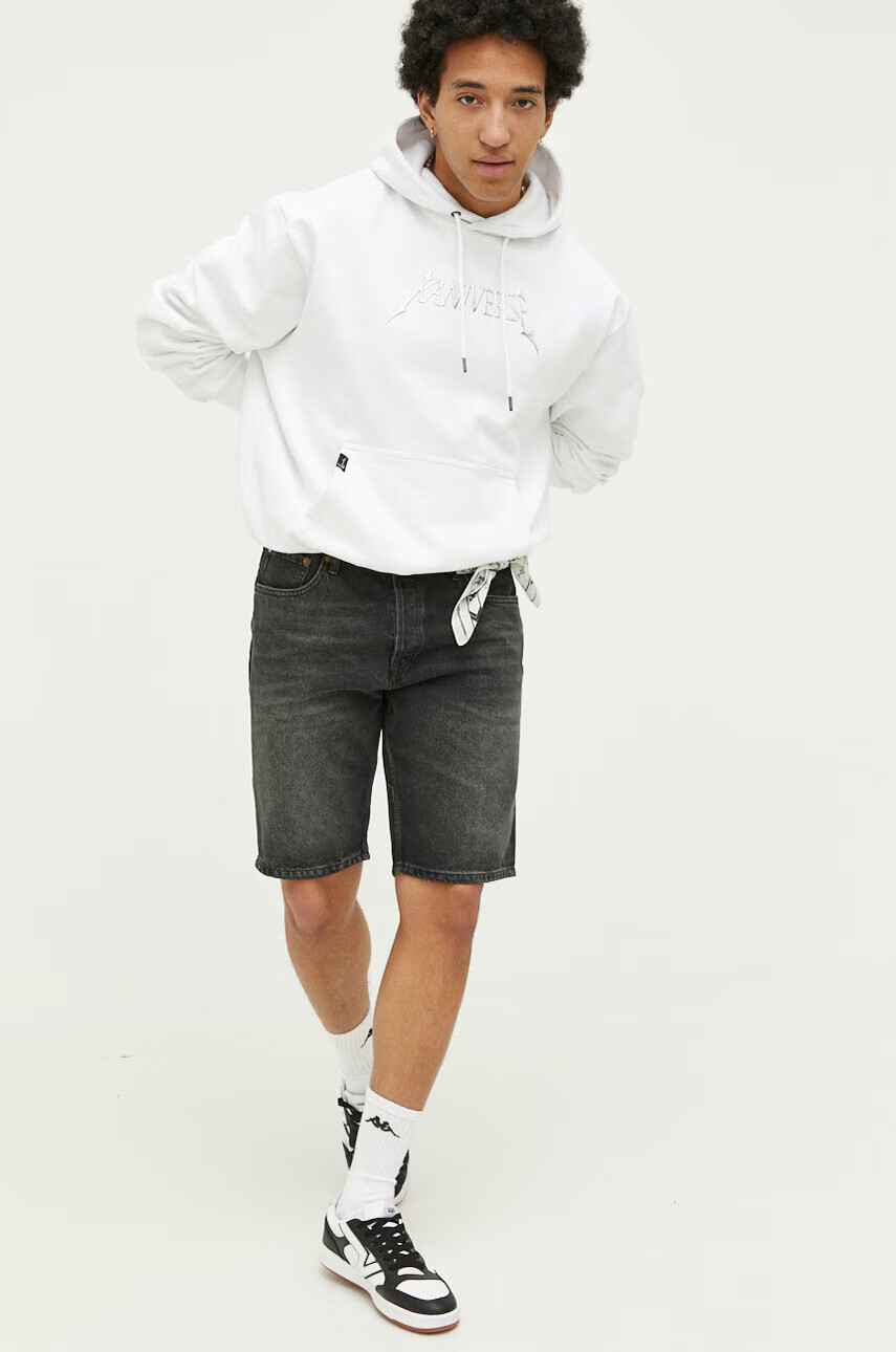 Superdry Дънкови къси панталони в сиво - Pepit.bg