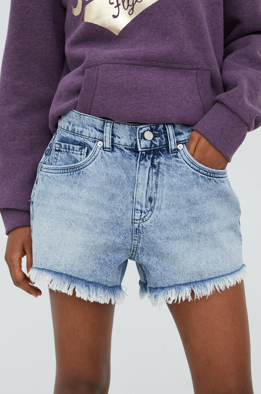 Superdry Дънкови къси панталони с висока талия - Pepit.bg