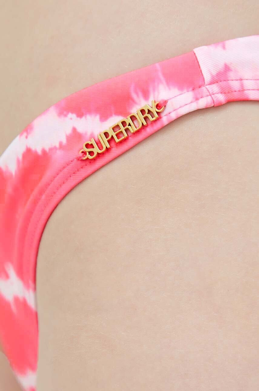 Superdry Долнище на бански в розово - Pepit.bg