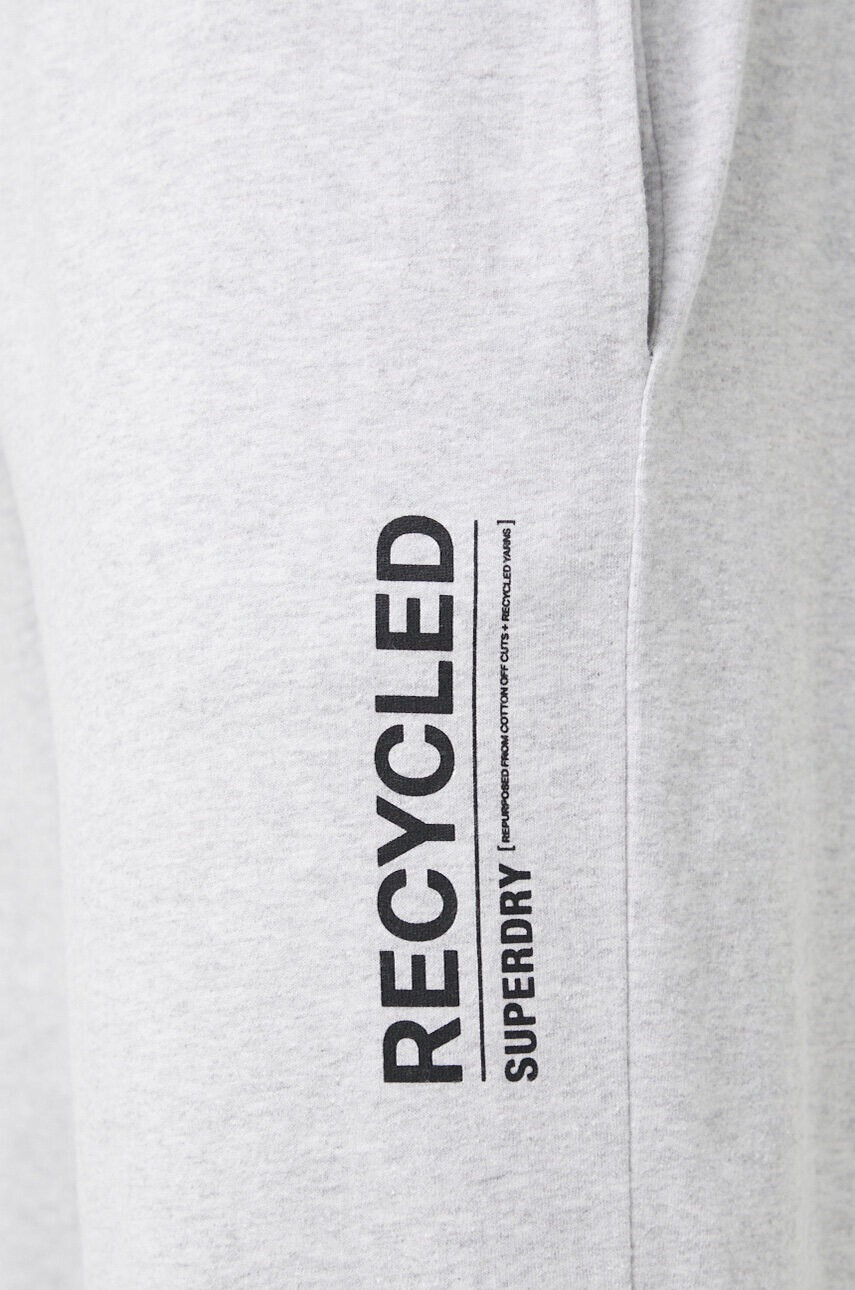 Superdry Долнище на пижама мъжко в сиво с принт - Pepit.bg