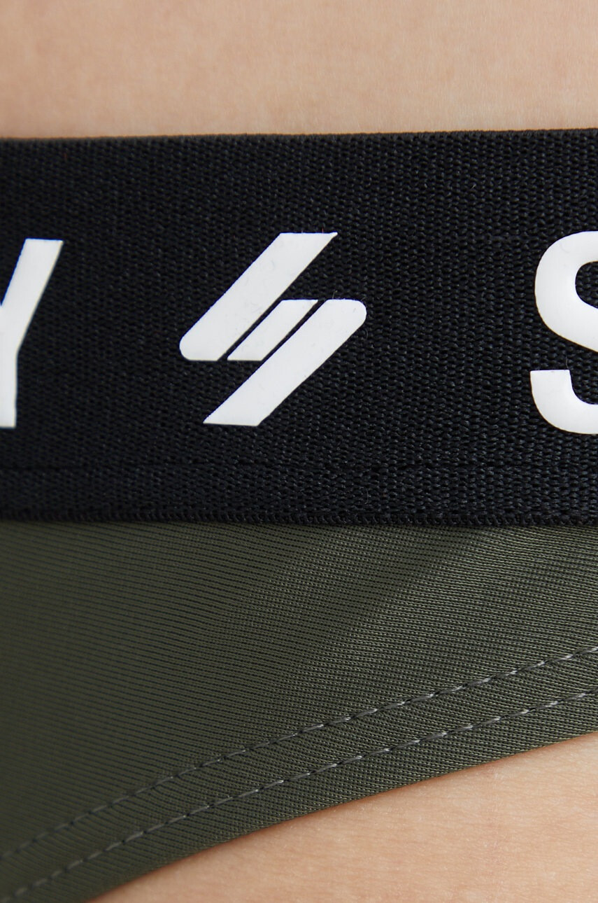 Superdry Долнище на бански в зелено - Pepit.bg