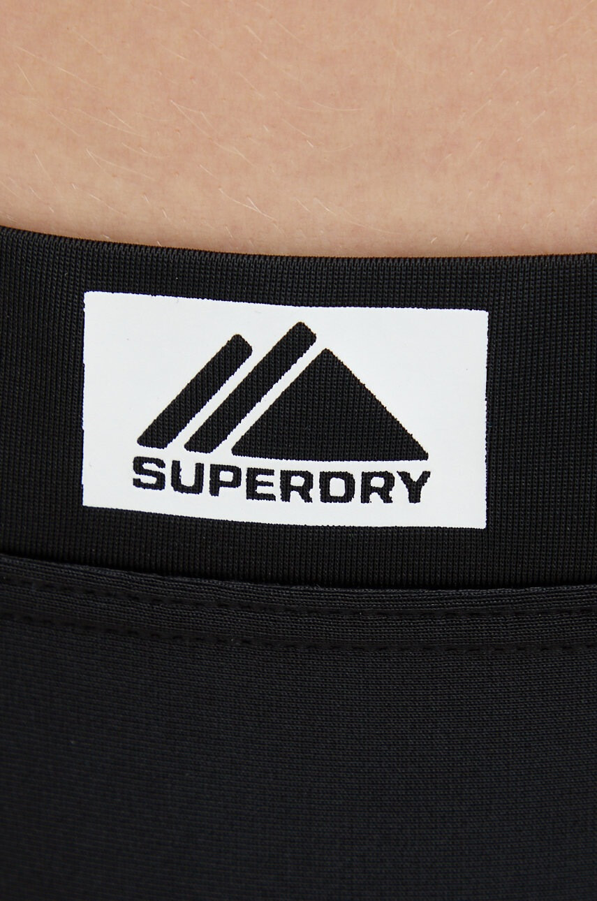 Superdry Долнище на бански в черно - Pepit.bg