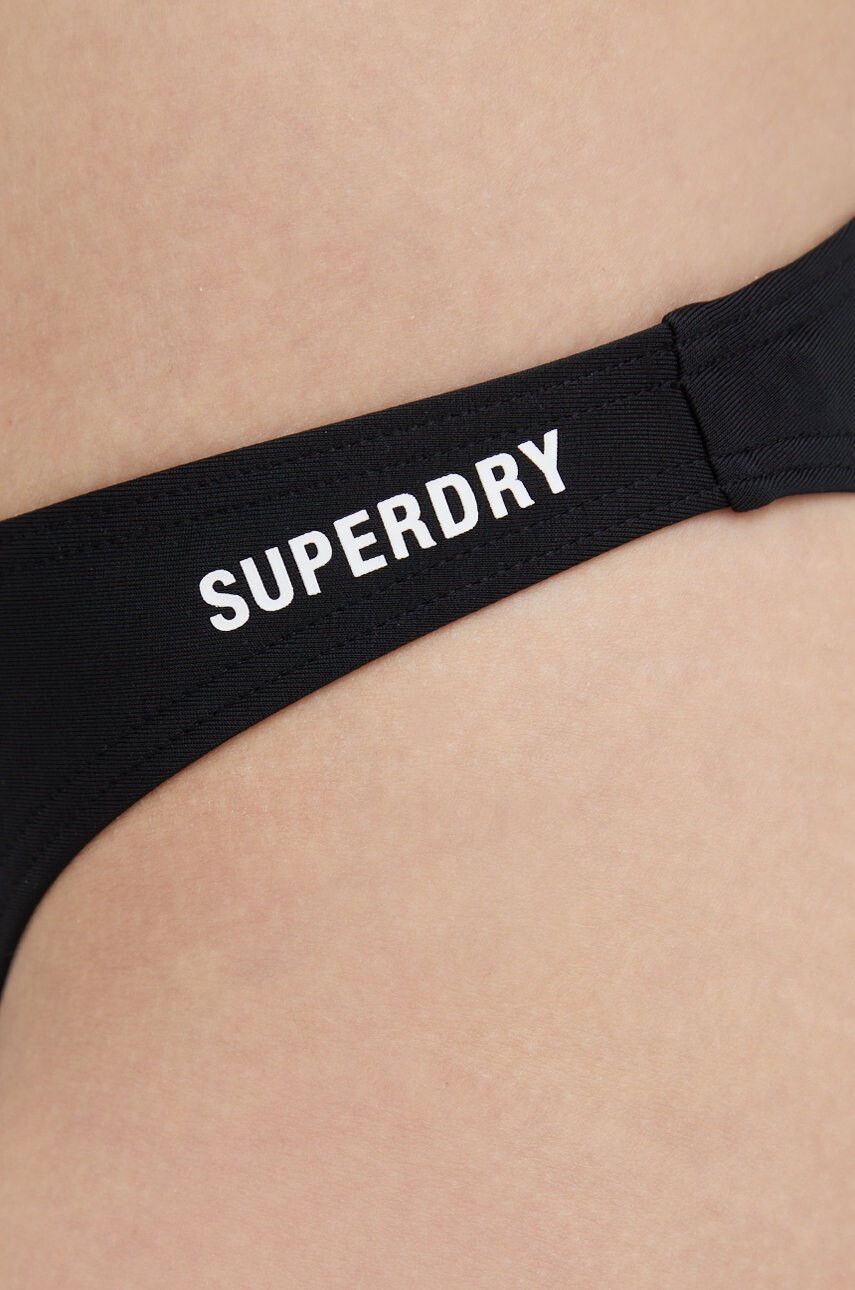Superdry Долнище на бански в черно - Pepit.bg