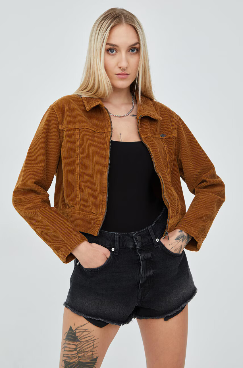 Superdry Джинсово яке в кафяво с преходна изолация - Pepit.bg