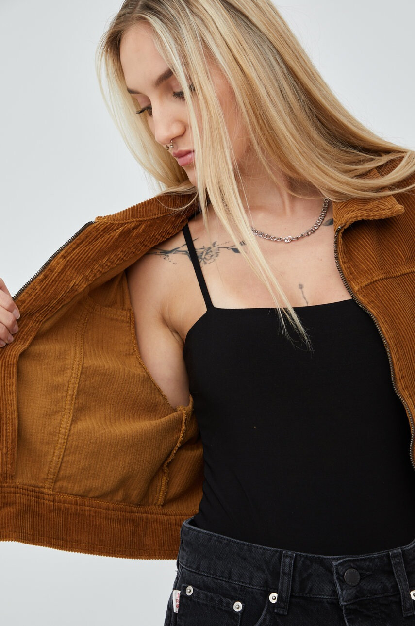 Superdry Джинсово яке в кафяво с преходна изолация - Pepit.bg