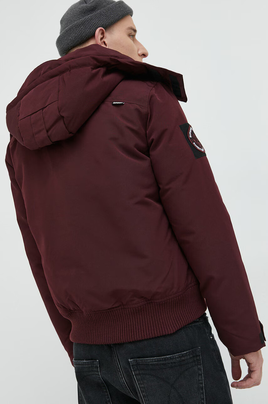 Superdry Яке в бордо със зимна изолация - Pepit.bg