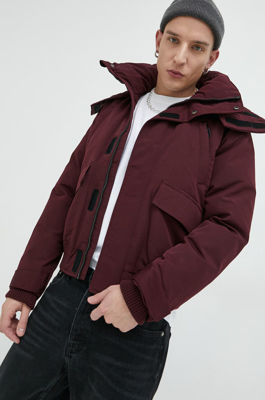Superdry Яке в бордо със зимна изолация - Pepit.bg