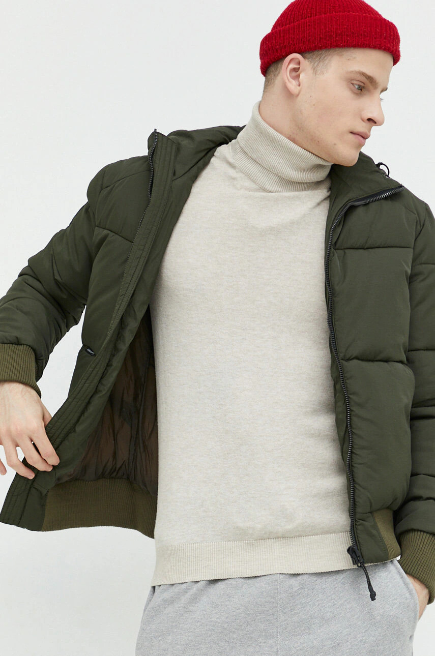 Superdry Яке в зелено със зимна изолация - Pepit.bg