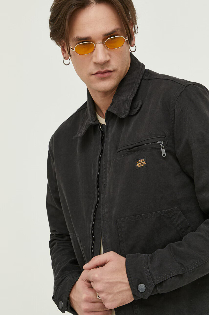 Superdry Яке в черно с преходна изолация - Pepit.bg