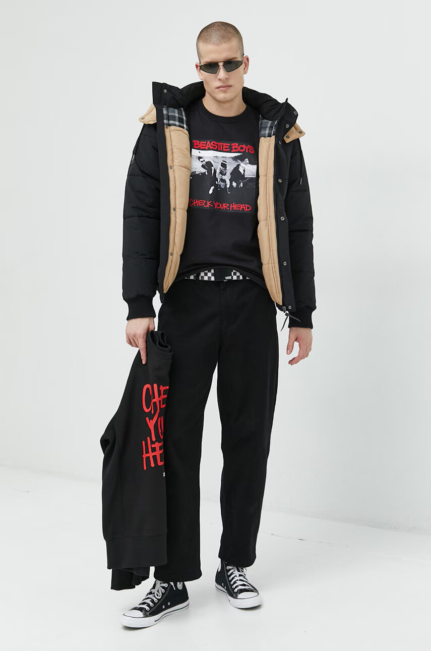 Superdry Яке в черно със зимна изолация - Pepit.bg