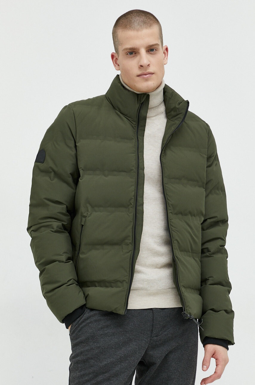 Superdry Яке в зелено със зимна изолация - Pepit.bg