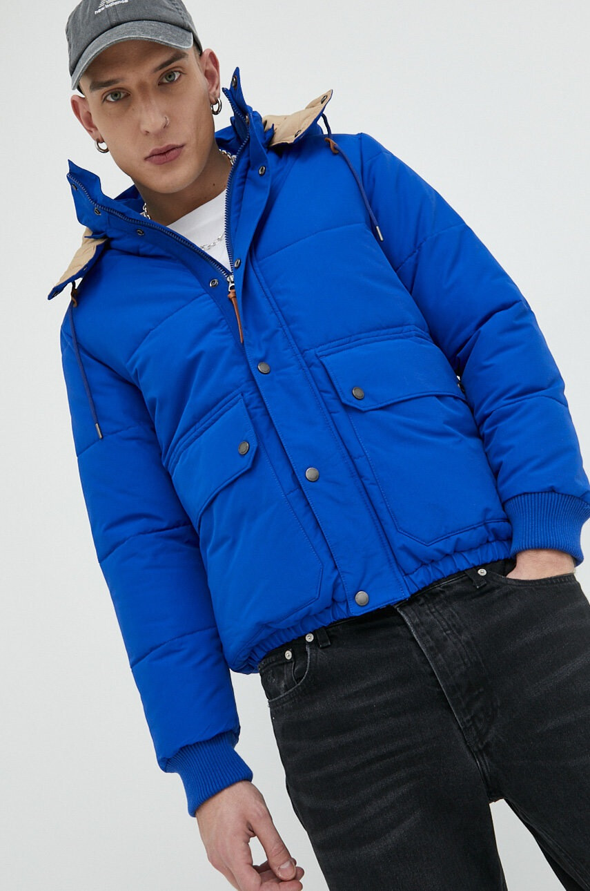 Superdry Яке в синьо със зимна изолация - Pepit.bg