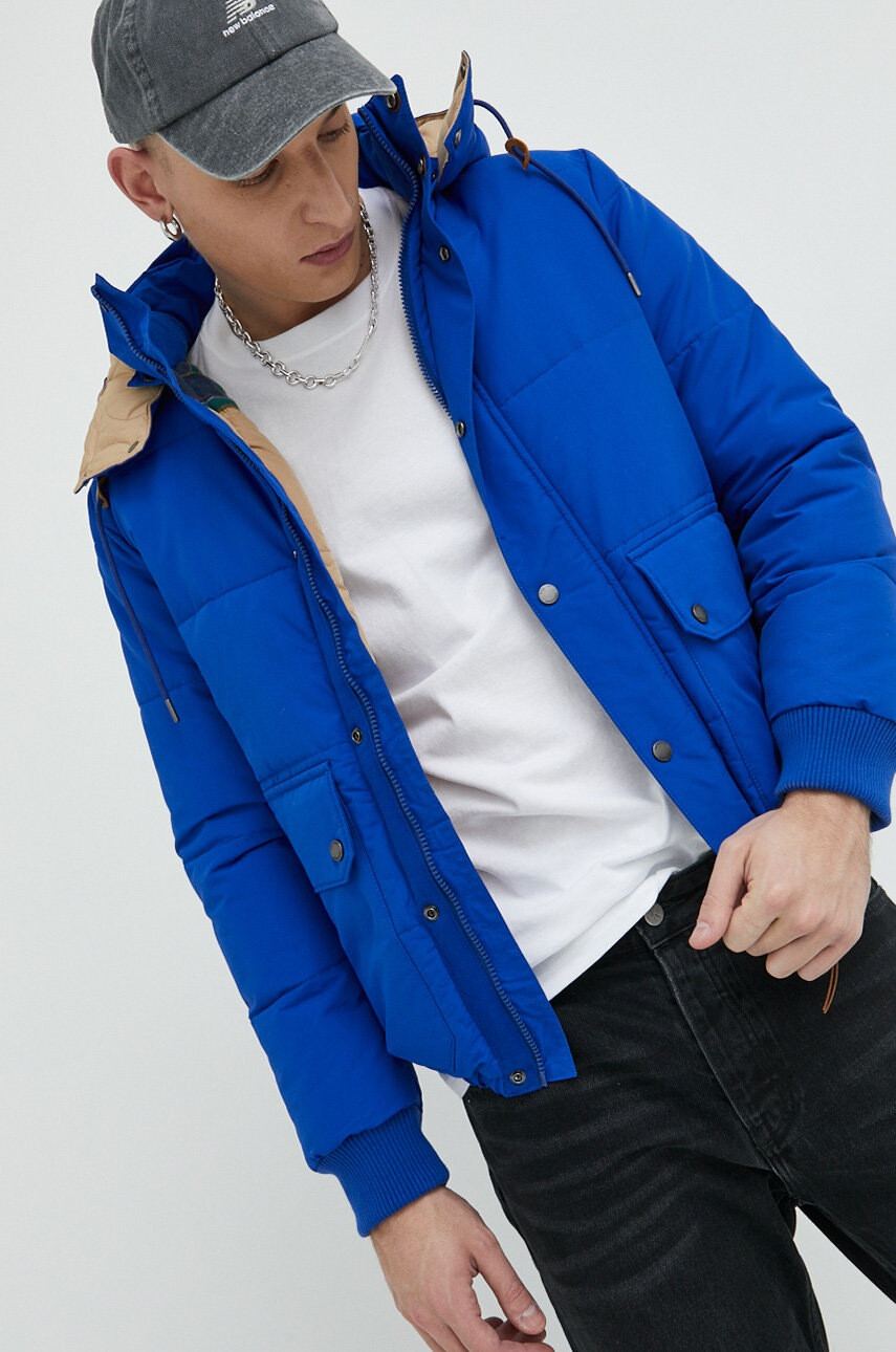 Superdry Яке в синьо със зимна изолация - Pepit.bg