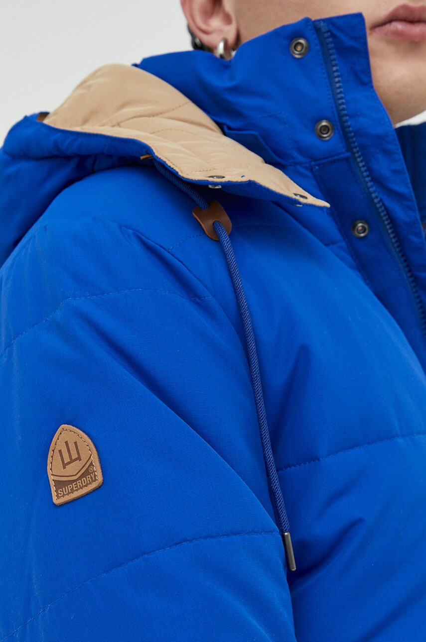 Superdry Яке в синьо със зимна изолация - Pepit.bg