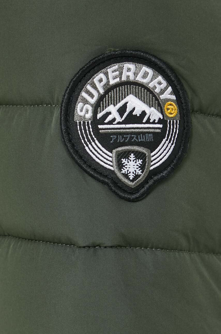 Superdry Яке в зелено със зимна изолация - Pepit.bg