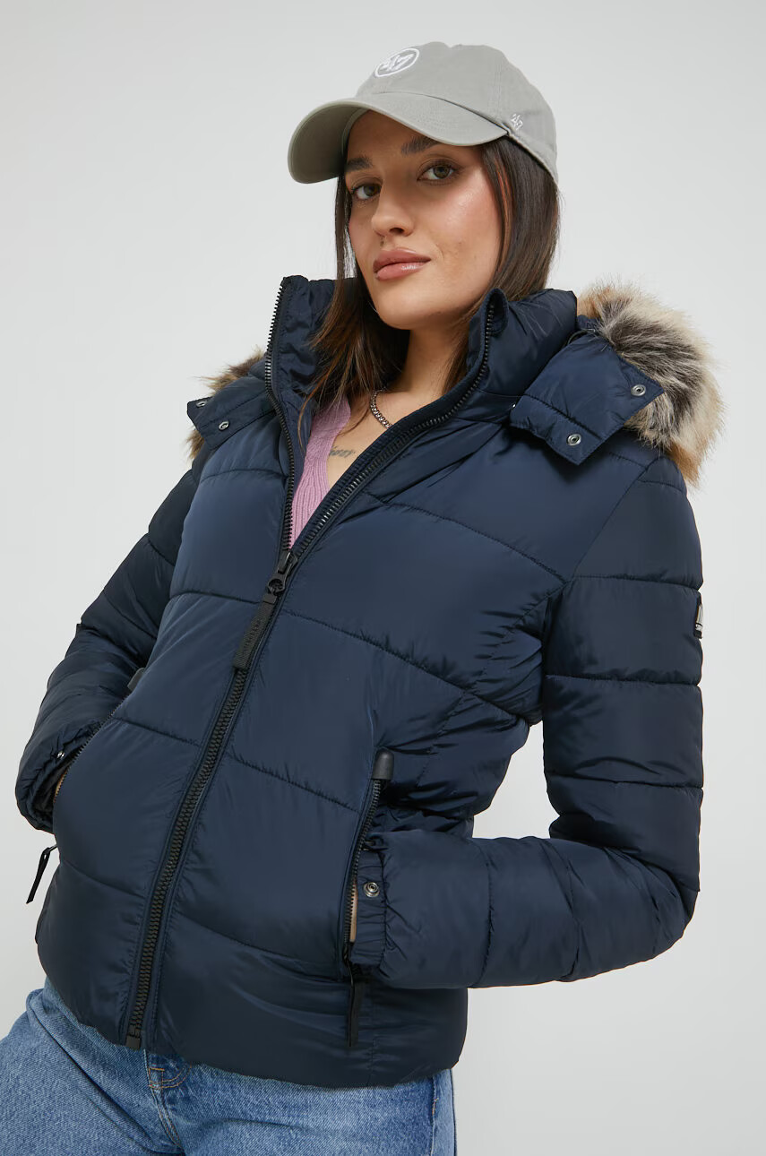 Superdry Яке в тъмносиньо със зимна изолация - Pepit.bg