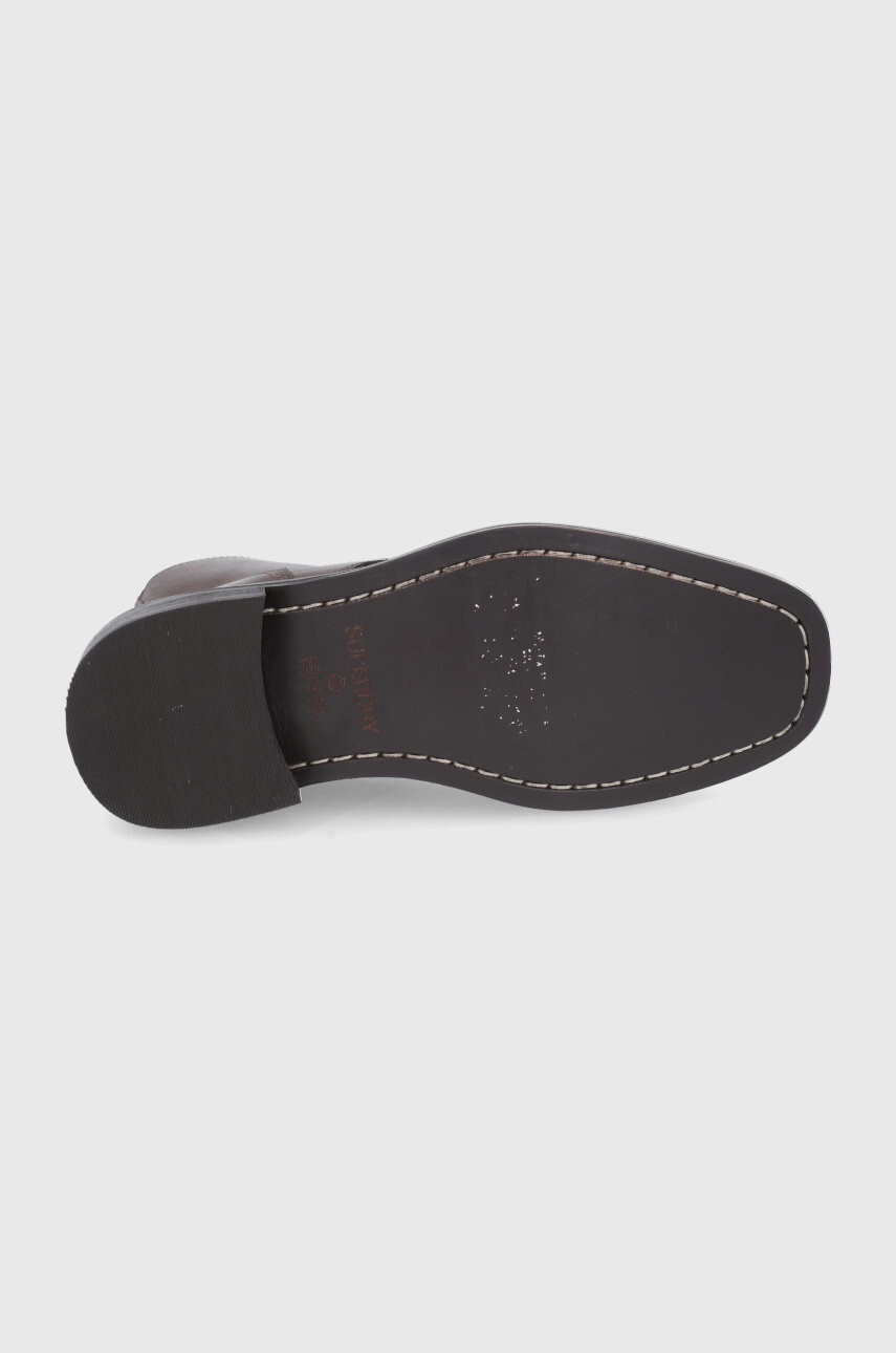 Superdry Кожени обувки мъжки в кафяво - Pepit.bg