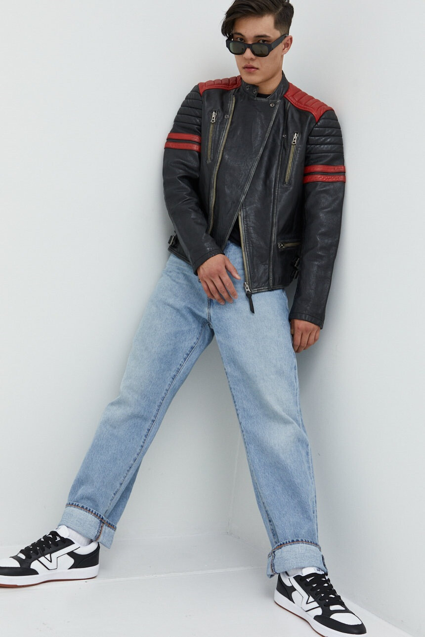 Superdry Koжено яке - Pepit.bg